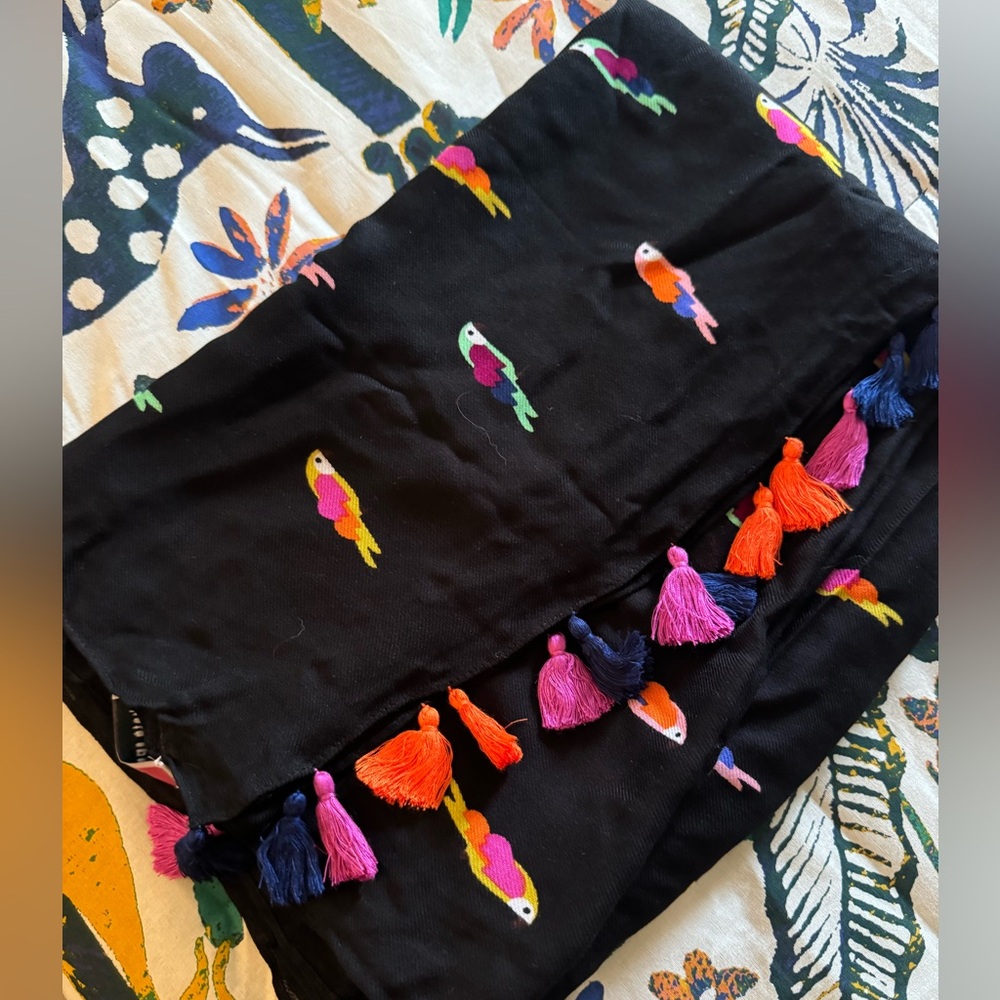 Kate Spade Parrot Scarf